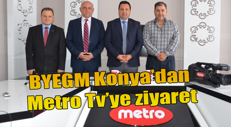 BYEGM Konya’dan Televizyonumuza ziyaret