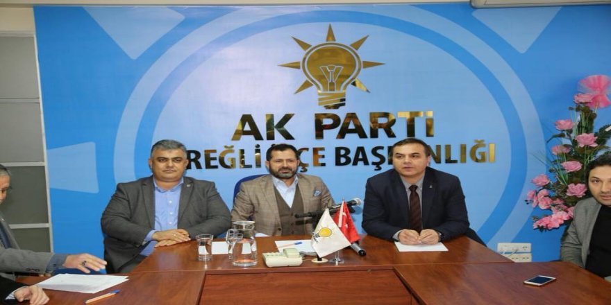 Altunyaldız AK Parti Ereğli İlçe Teşkilatını Ziyaret Etti