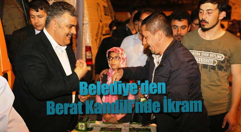 Belediye'den Berat Kandili'nde İkram