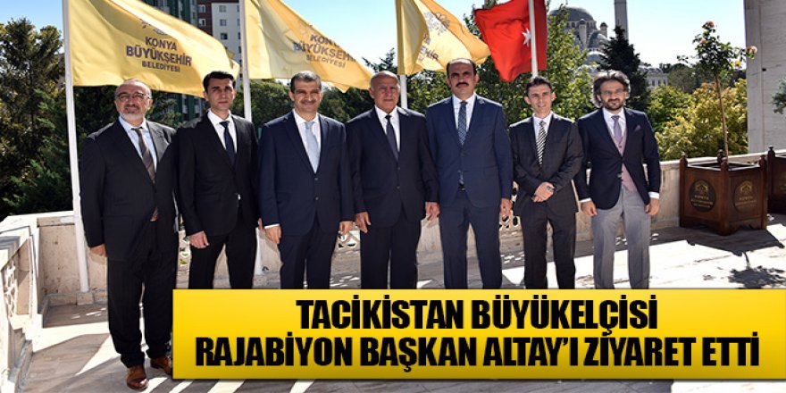 Tacikistan Büyükelçisi Rajabiyon Başkan Altay’ı Ziyaret Etti