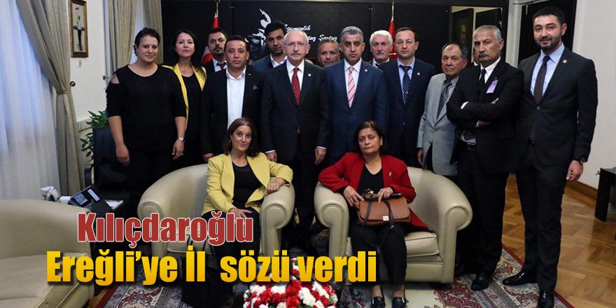 CHP İlçe Başkanı Gönülal ve Yönetimi Genel Başkan Kılıçdaroğlu'yla Bir Araya Geldiler
