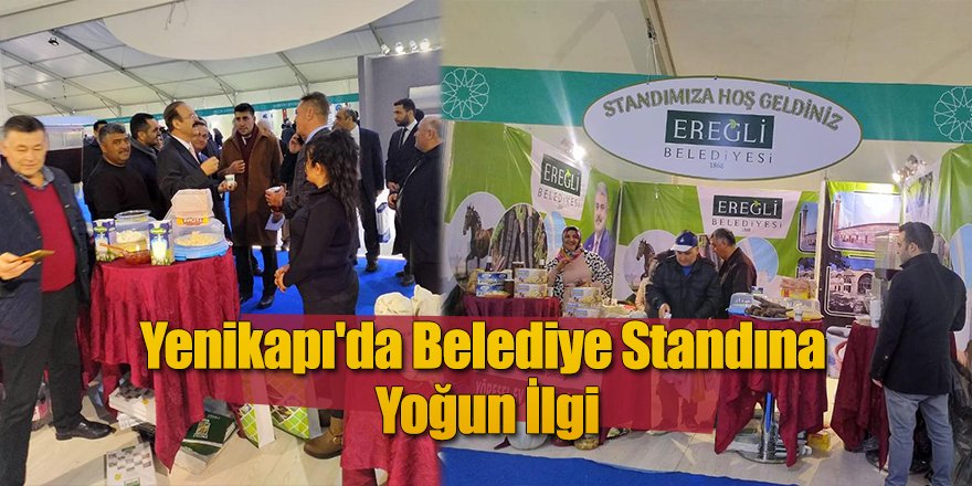 Yenikapı'da Belediye Standına Yoğun İlgi