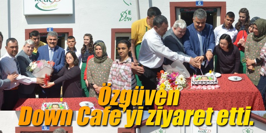 Ereğli Belediye Başkanı Özkan Özgüven Down Cafe’yi ziyaret etti.