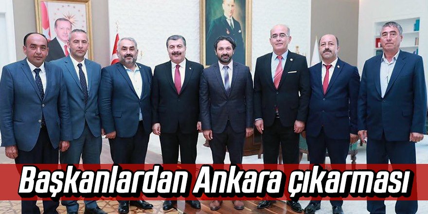Başkanlardan Ankara çıkarması