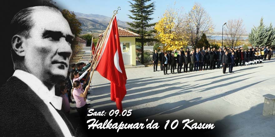 Halkapınar'da 10 Kasım Anma programı gerçekleştirildi