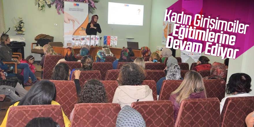 Ereğli Belediyesi Kadın Girişimciler Eğitimlerine Devam Ediyor