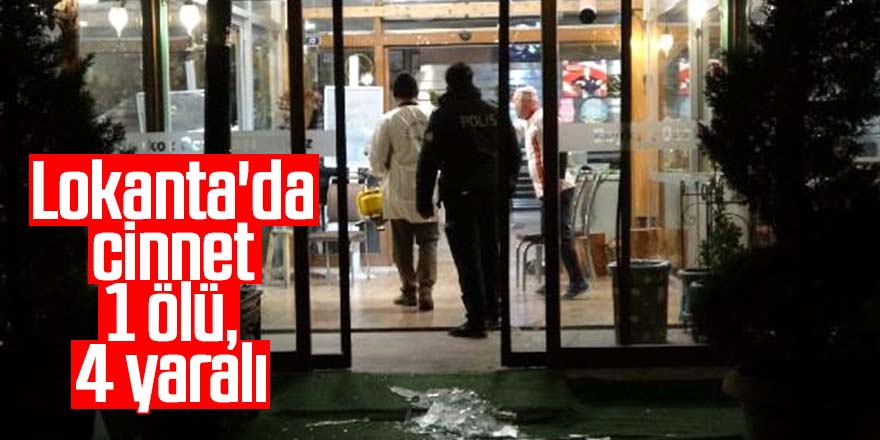 Lokanta çalışanı cinnet geçirerek müşterilere saldırdı: 1 ölü, 4 yaralı
