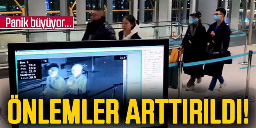 İstanbul Havalimanı'nda termal kameralı önlem devam ediyor