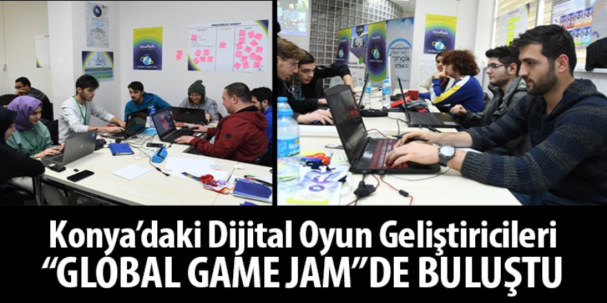 Konya’daki Dijital Oyun Geliştiricileri “Global Game Jam”de Buluştu