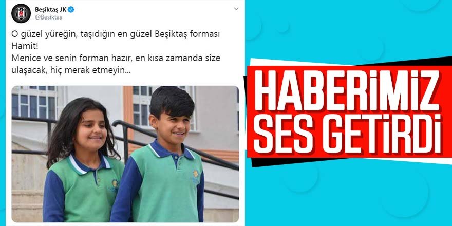 Menice'nin kardeşi Hamit'e Beşiktaş kulübünden jet yanıt