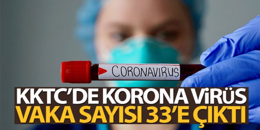 KKTC'de korona virüs vaka sayısı 33'e çıktı
