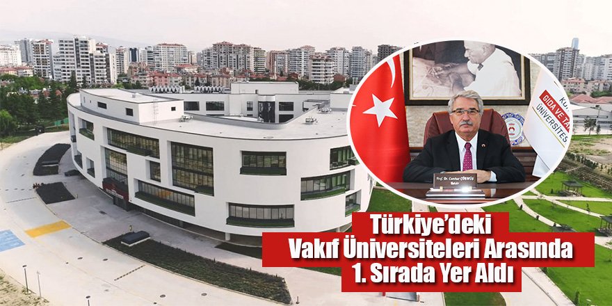 Türkiye’nin ilk 3 üniversitesi arasında