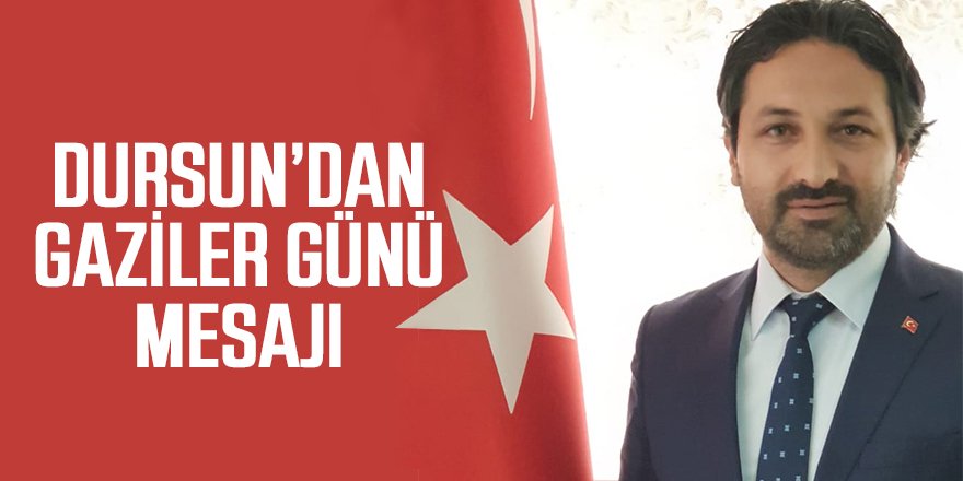 AK Parti Ereğli İlçe Başkanı Zübeyir Dursun, 19 Eylül Gaziler Günü münasebetiyle bir mesaj yayınladı.