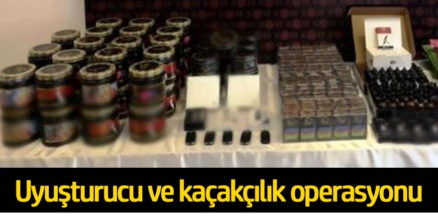 Polisten, Uyuşturucu ve kaçakçılık operasyonu