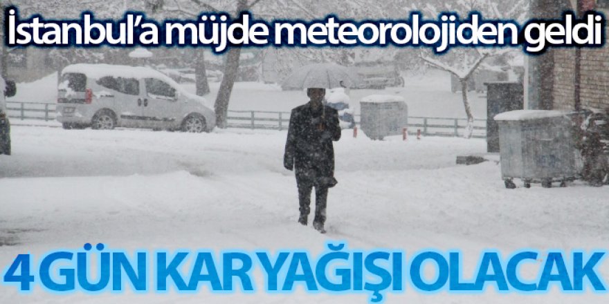 İstanbul'da 4 gün kar yağışı etkili olacak