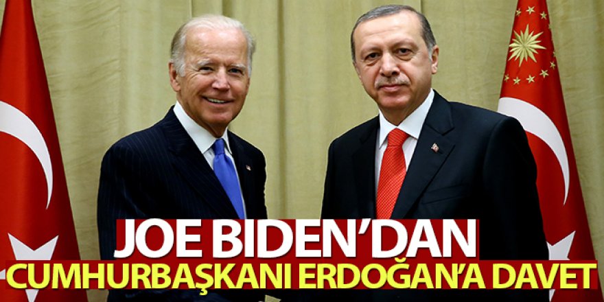 Biden'dan Cumhurbaşkanı Erdoğan'a İklim Zirvesi daveti