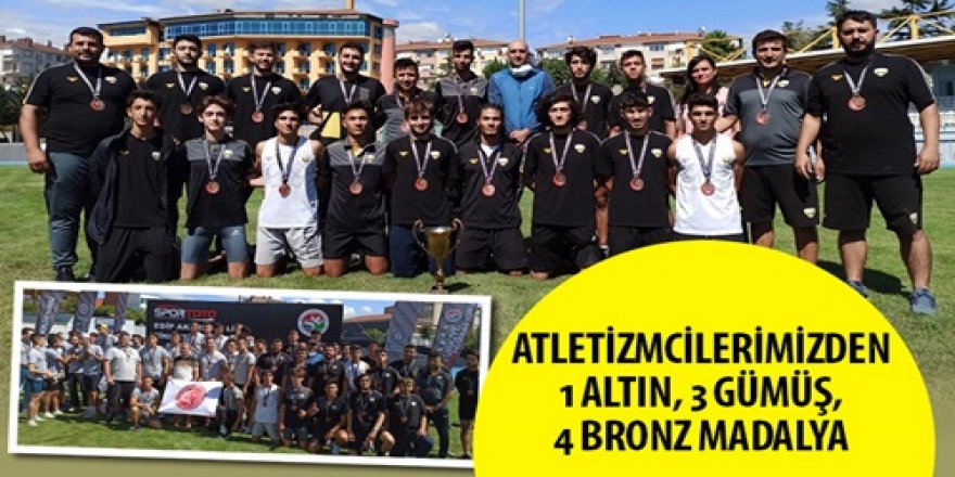 Atletizmcilerimizden 1 Altın, 3 Gümüş, 4 Bronz Madalya