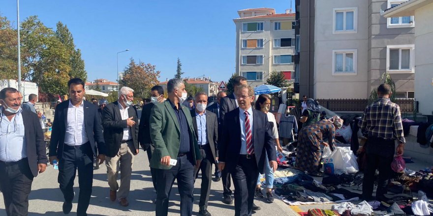 Konya Milletvekili Abdüllatif Şener Ereğli Esnafını gezdi