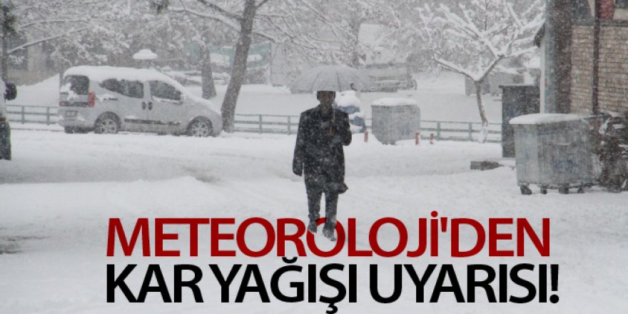 Meteoroloji'den kar yağışı uyarısı! 24 Kasım yurtta hava durumu
