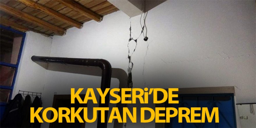 AFAD: Kayseri'de 4.9 şiddetinde deprem