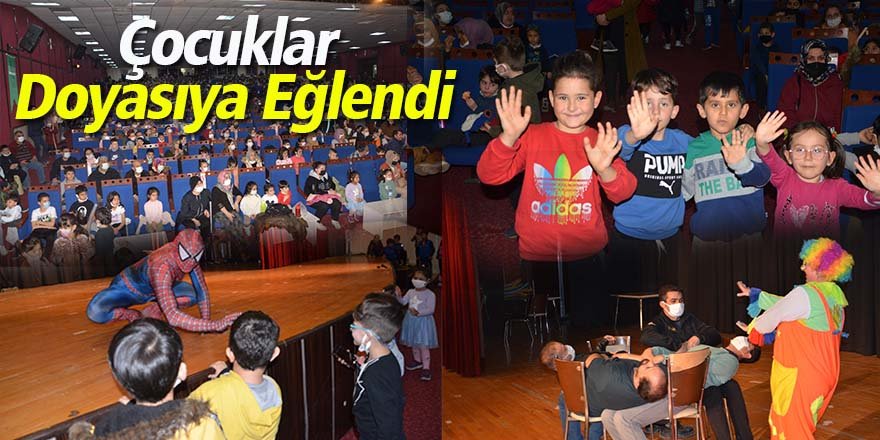 Çocuklar Doyasıya Eğlendi