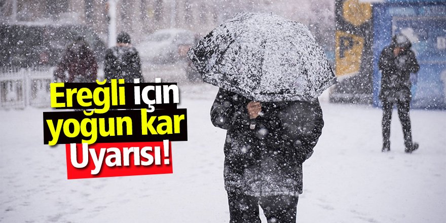 Kuvvetli Kar Yağışlarına Dikkat!