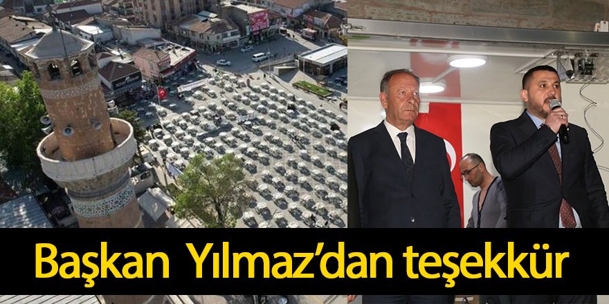 MHP Ereğli Başkanı Musa Yılmaz'dan teşekkür