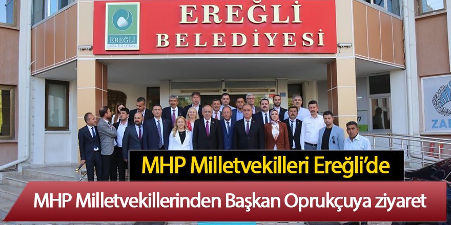 MHP Milletvekillerinden Başkan Oprukçuya ziyaret