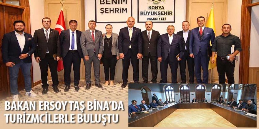 Bakan Ersoy Taş Bina’da Turizmcilerle Buluştu