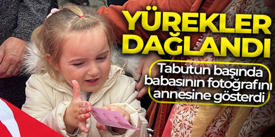 Yürekler dağlandı: Babasının fotoğrafını annesine işte böyle gösterdi