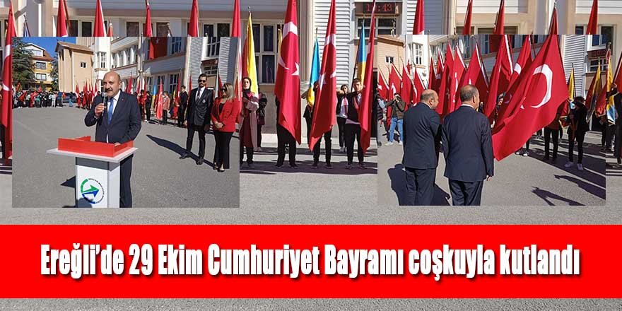 Ereğli’de 29 Ekim Cumhuriyet Bayramı coşkuyla kutlandı