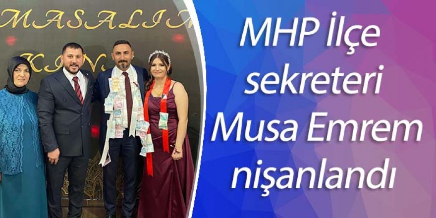 MHP Ereğli sekreteri Musa Emrem mutluluğa ilk adımı attı