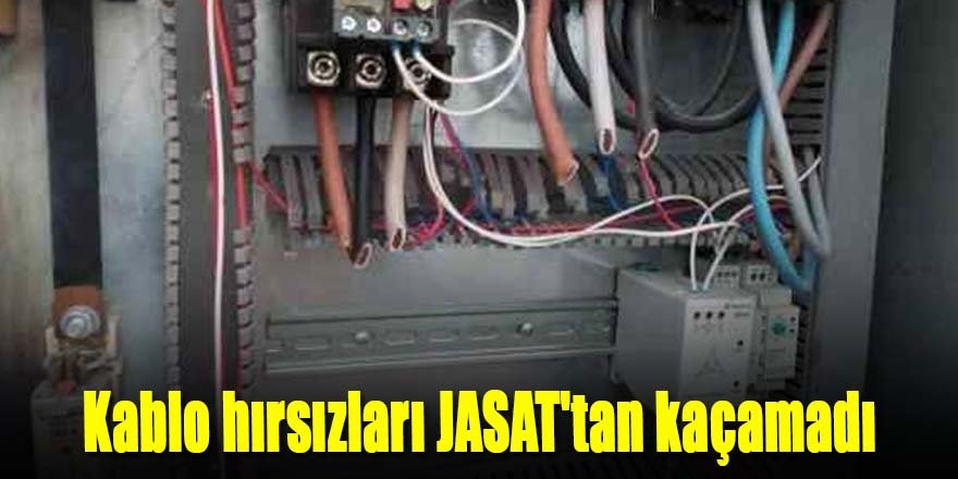 Kablo hırsızları JASAT'a suçüstü yakalandı