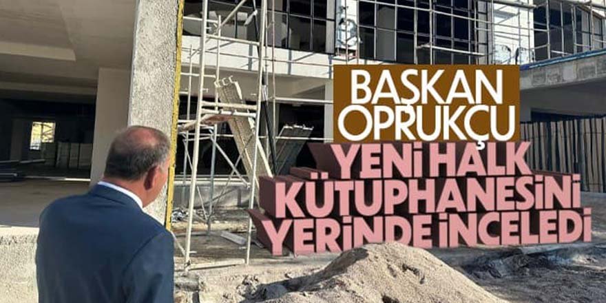 Başkan Oprukçu Ereğli Belediyesi Halk Kütüphanesi’nde İncelemelerde Bulundu