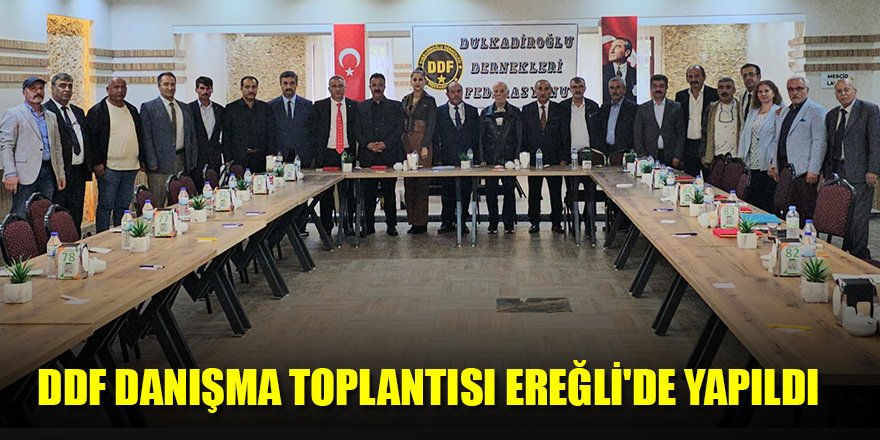 DDF DANIŞMA TOPLANTISI EREĞLİ'DE YAPILDI