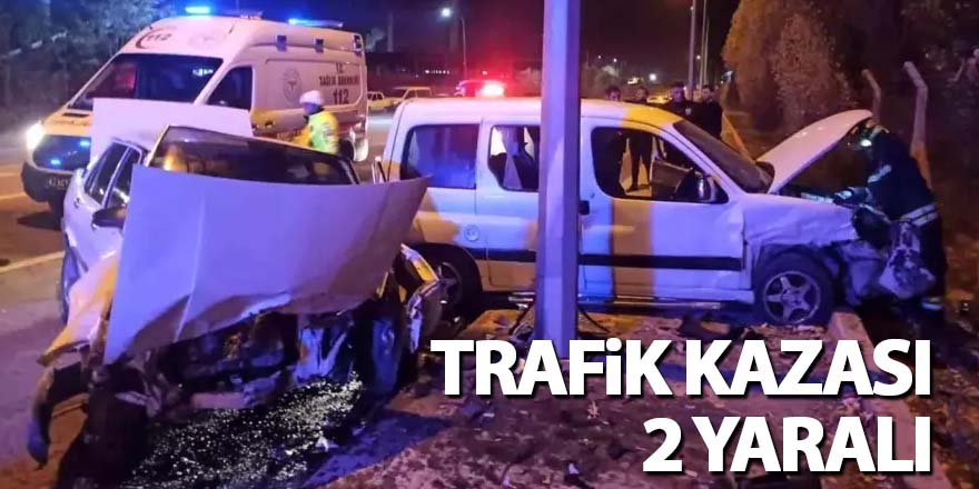 Trafik Kazası: 2 Yaralı