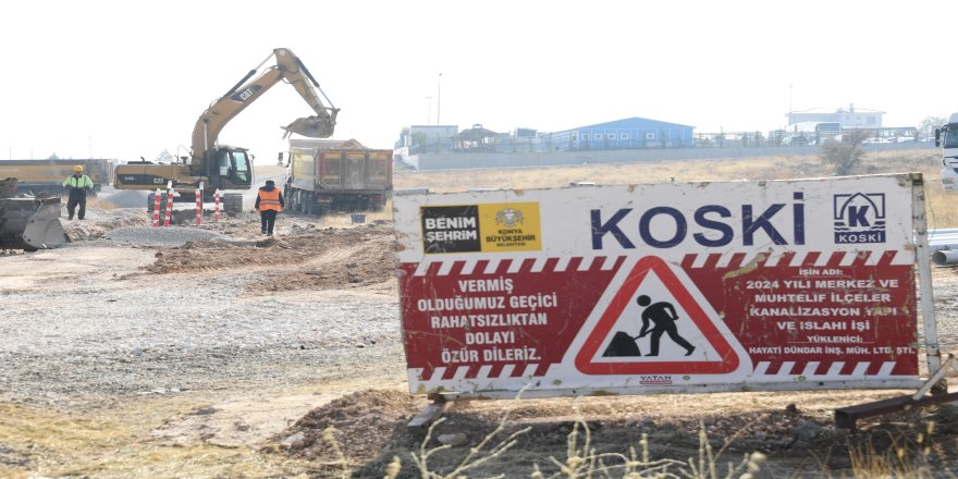 KOSKİ’DEN ŞEHİR MERKEZİNDE 3.8 KM YENİ ŞEBEKE ÇALIŞMASI