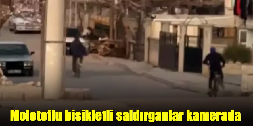 Molotoflu saldırı anı  cep telefonu kamerasında