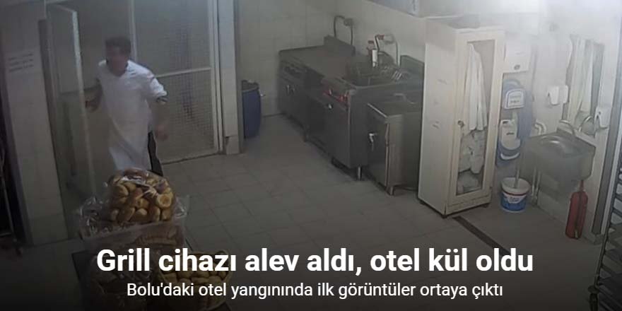Grill cihazı alev aldı, otel kül oldu: İlk görüntüler ortaya çıktı