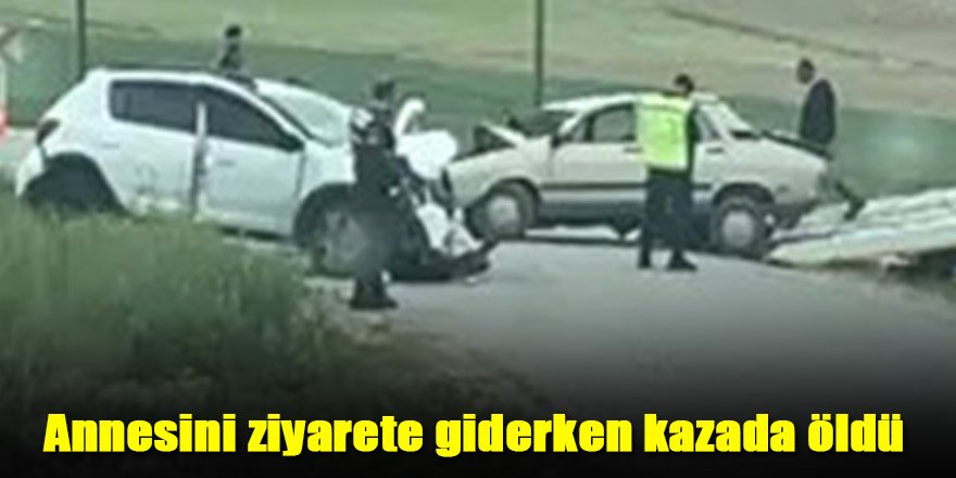 Annesini ziyarete giderken kazada öldü