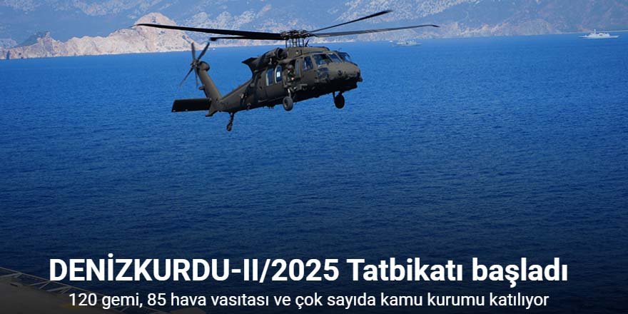 DENİZKURDU-II/2025 Tatbikatı başladı