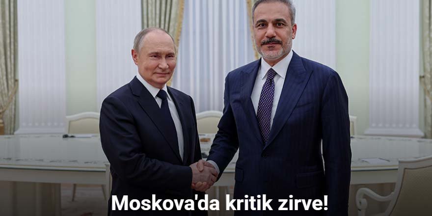 Dışişleri Bakanı Fidan, Rusya Devlet Başkanı Putin ile bir araya geldi