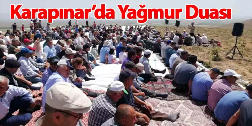 Vatandaşlar Yağmur Duası İçin Bir Araya Geldi