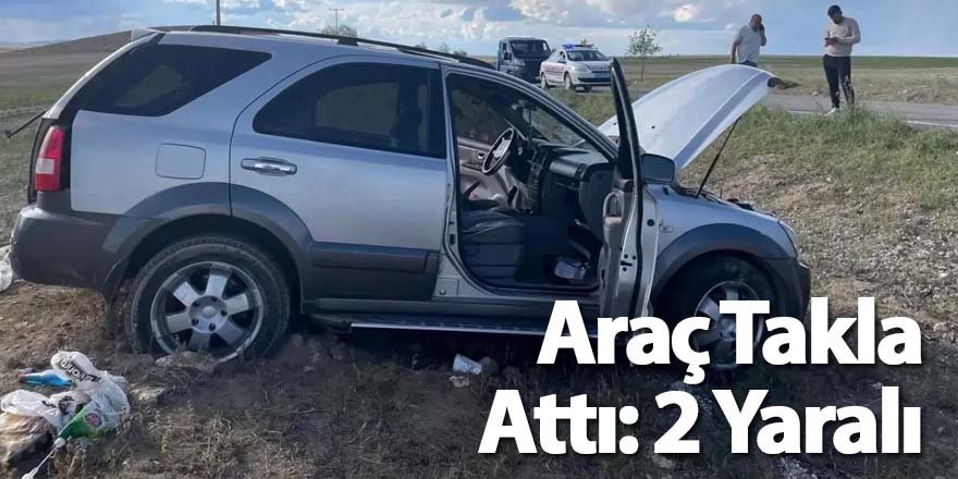 SUV Araç Takla Attı: 2 Yaralı