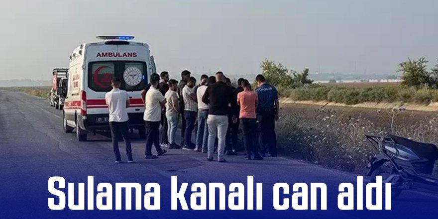 Sulama kanalında akıntıya kapılan Feryat'ın cansız bedenine ulaşıldı