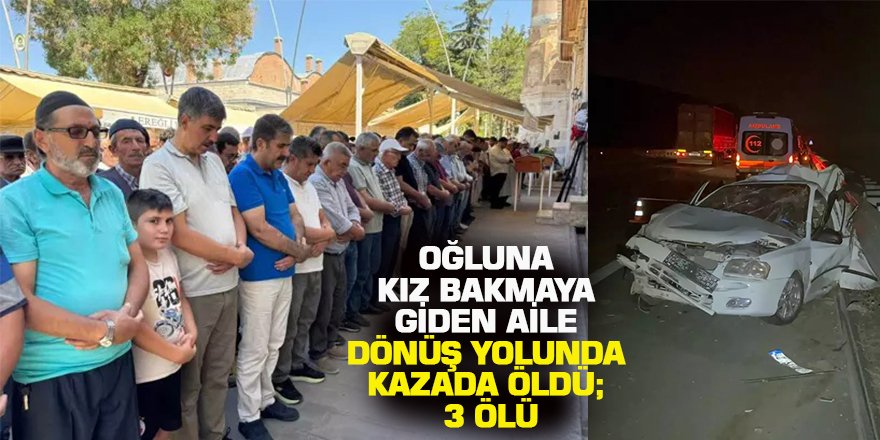 Kazada ölen çift ile 9 yaşındaki torunları Ereğli’de toprağa verildi