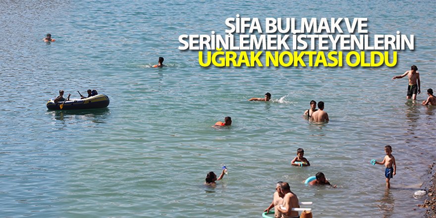 Acıgöl’e Yoğun İlgi: Şifa Bulmak ve Serinlemek İsteyenlerin Uğrak Noktası Oldu