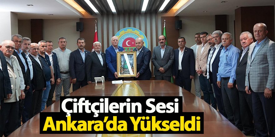 Çiftçilerin Sesi Ankara’da Yükseldi