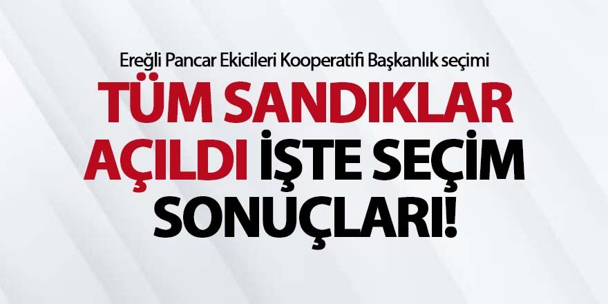 2025 Ereğli Panko Seçim Sonuçları