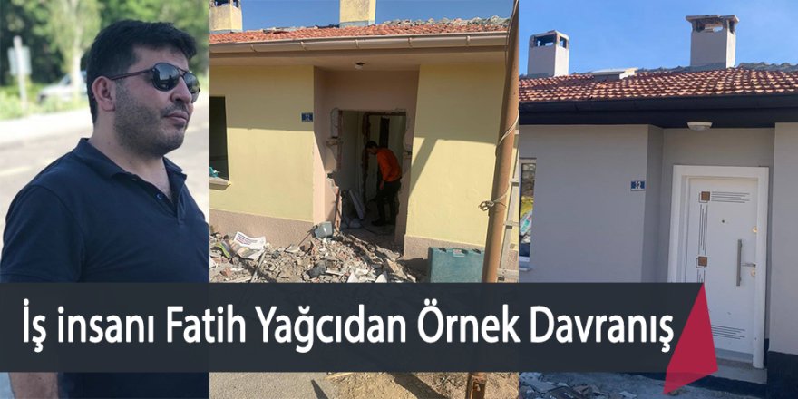 İş İnsanı Fatih Yağcıdan Örnek Davranış